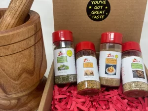 PREMIUM VARIETY Seasoning Gift Set! 4 Piece Set, Kitchen Essentials Pack, Seasoning Mixes, Food spice blend set