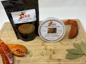 SEAFOOD BOIL BUNDLE DEAL!- Seafood Seasoning and Garlic Butter Dipping Sauce! Homemade Cajun crab butter