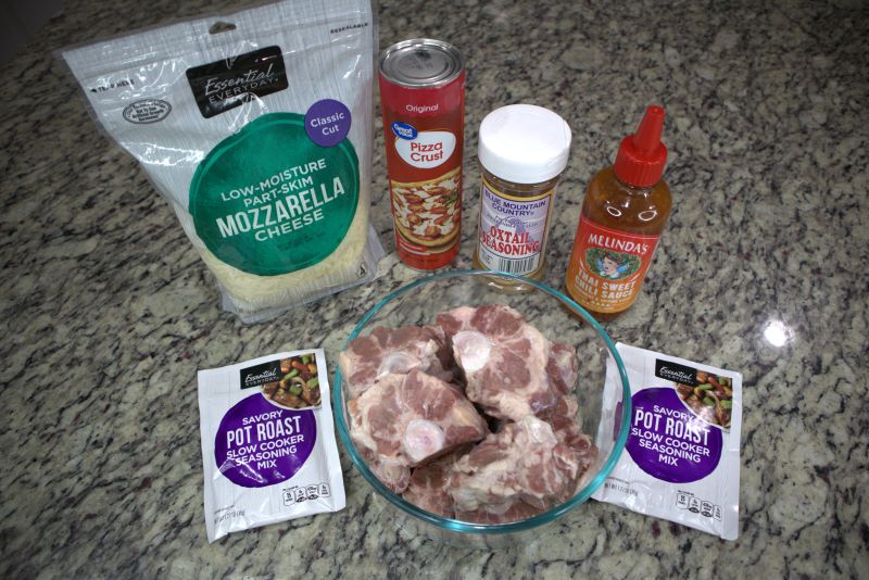 Oxtail Pizza Ingredients