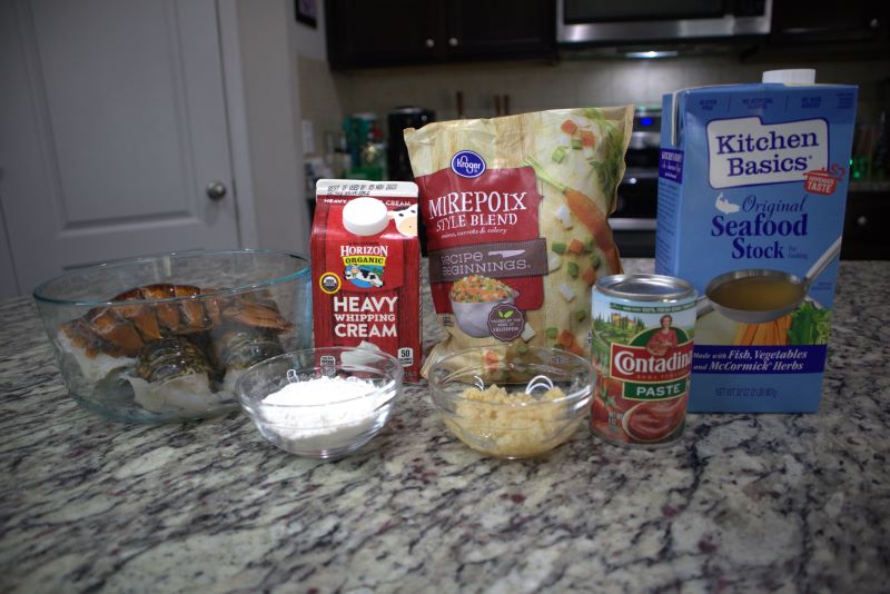 Lobster Bisque Recipe Ingredients